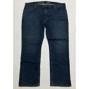 Carhartt Jeans Mens Size 42 X 30 Rugged Flex Relaxed Fit Straight Leg Blue